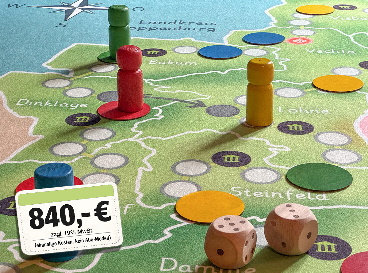 Spielmaterial und Karten