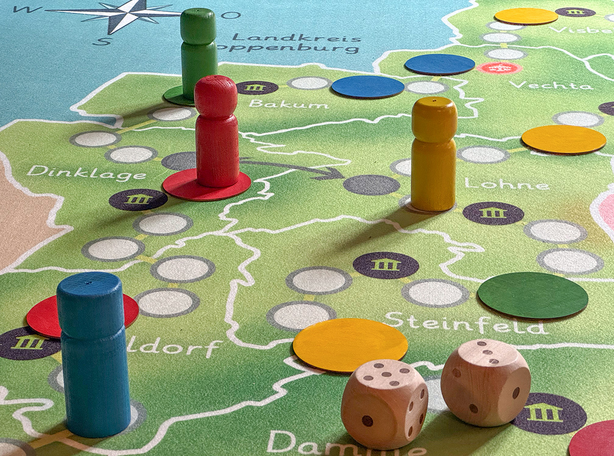 Spielmaterial und Karten